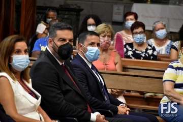 Eucaristía presidida por el obispo José Mazuelos y concierto de la Banda Municipal de Música por la festividad del Santo Cristo de Telde/Francisco Javier Santana.